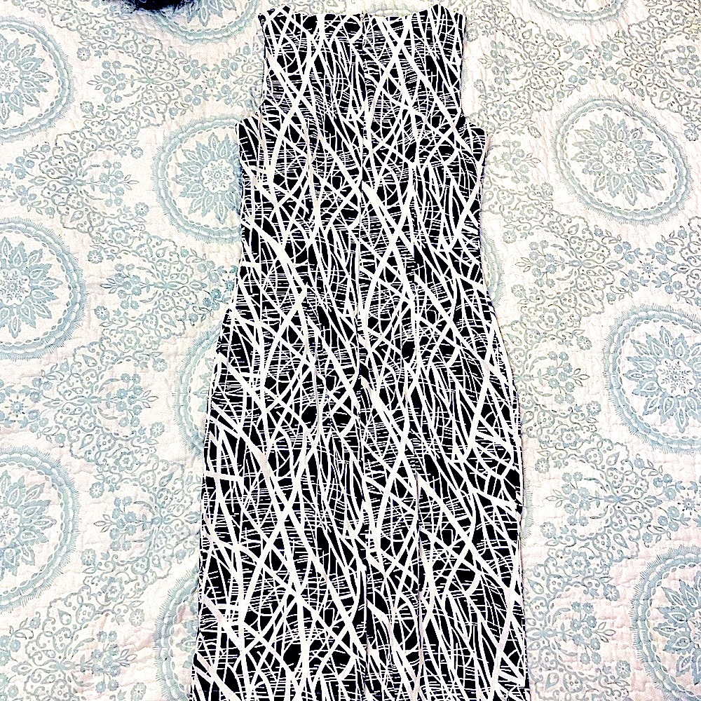 Black and White Lori M Dress